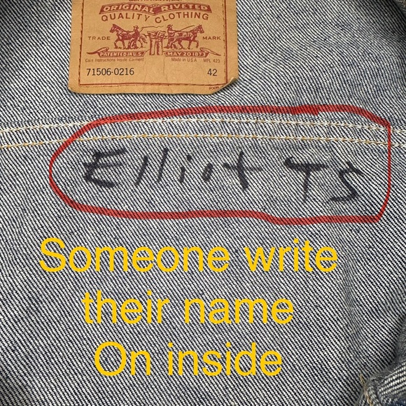 Levi Strauss & Co. Vintage Denim Trucker Jacket Sz 42 - Picture 11 of 12